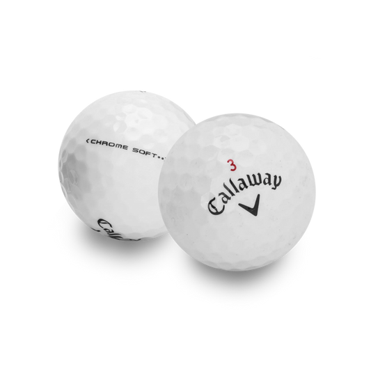 Used Callaway Chrome Soft Golf Balls - 1 Dozen