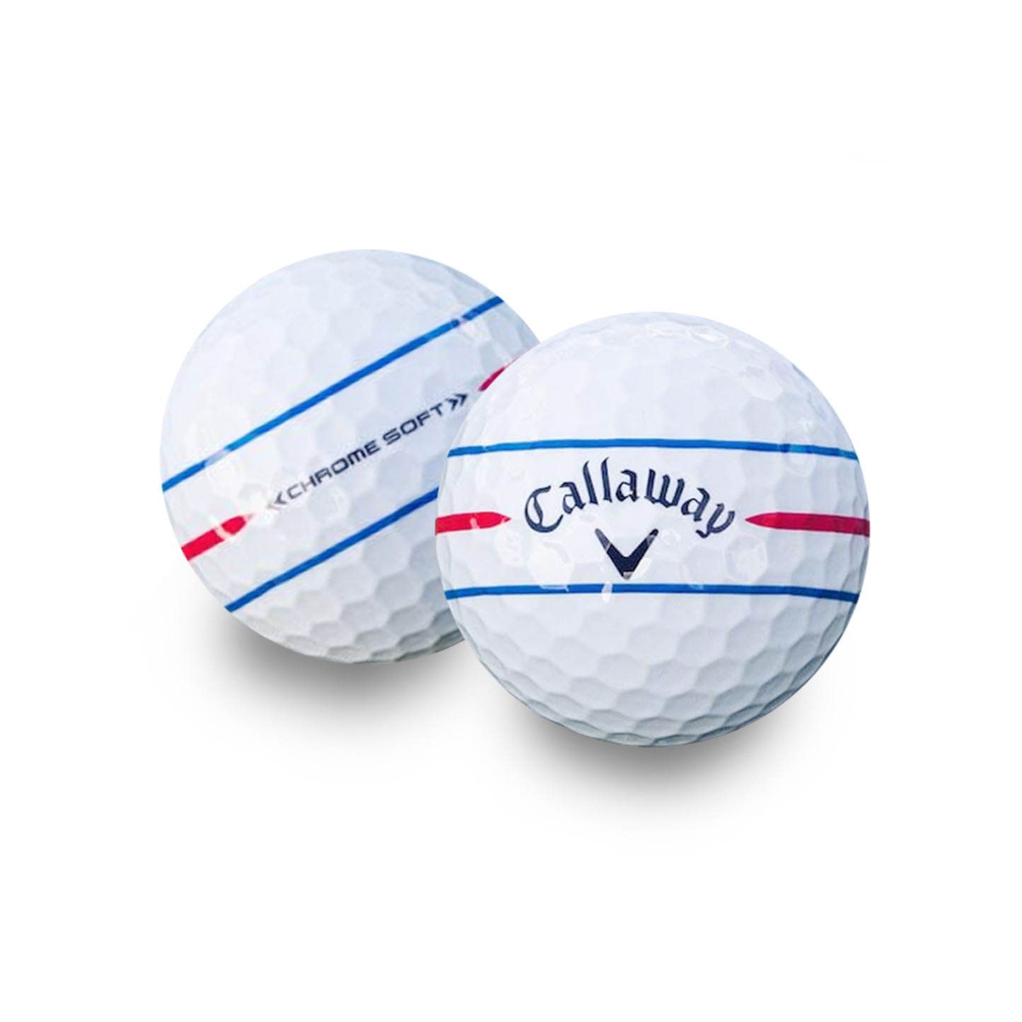 Used Callaway Chrome Soft 360 Triple Track Golf Balls - 1 Dozen