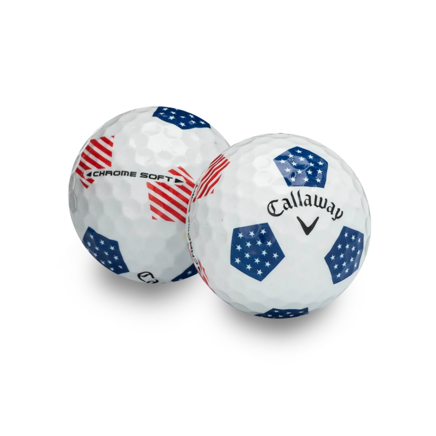 Used Callaway Chrome Soft Truvis USA Golf Balls - 1 Dozen