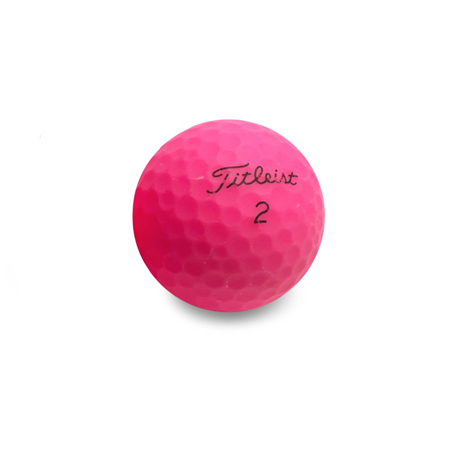 Used Titleist Velocity Matte Pink Golf Balls - 1 Dozen